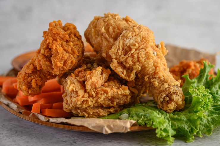 Fried Chicken Fingers with Garlic and Thyme