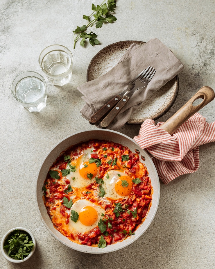 “Tomato-Baked Eggs & The Bountiful Cookbook”